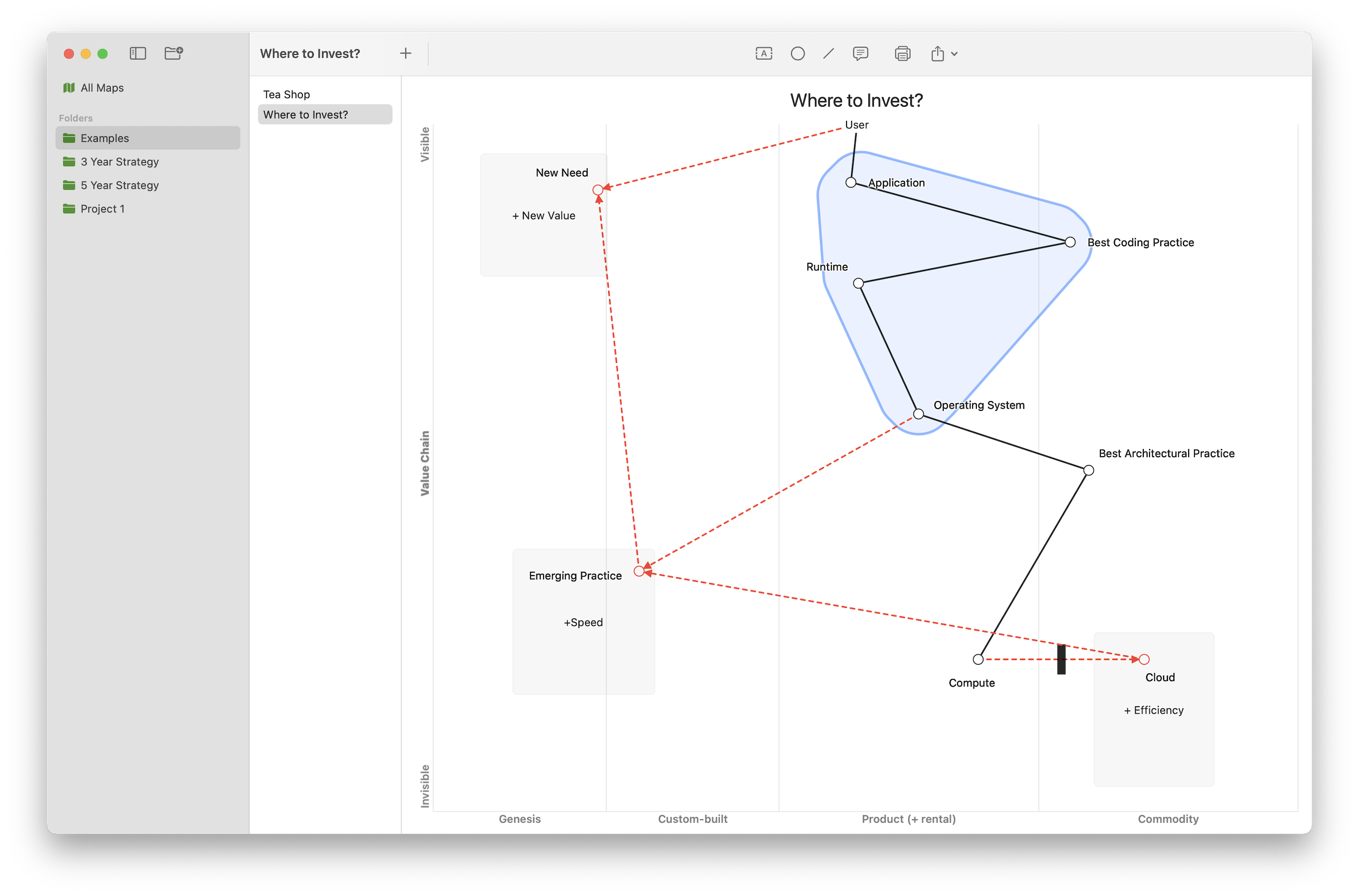 Screenshot of the MapTactical editor window on macOS